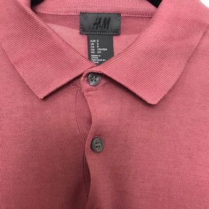 H&M Shirts - H&M men’s polo shirt pink size small H&M Shirts - H&M men’s polo shirt pink size small